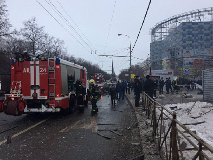 Експлозија во деловен центар во Москва