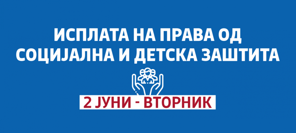 Исплата на паричната помош од социјална и детска заштита од вторник, во три групи