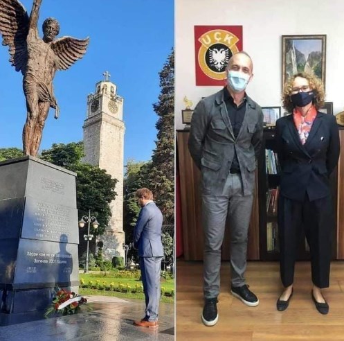 Дурловски пред загинатите бранители во Битола, Радмила пред тие што убиваа