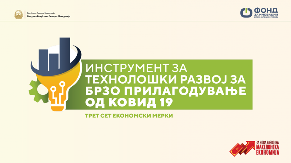 ФИТР: До трети јули продолжен рокот на јавниот повик за технолошки развој за брзо прилагодување на КОВИД-19