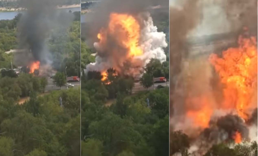 Страотна експлозија во Русија потсети на Бејрут