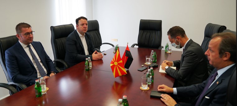 Мицкоски на италијанскиот амбасадор му предочил дека  криминалот и корупцијата се на високо ниво и правдата важи само за некои луѓе