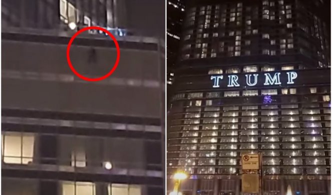 Маж се качи на кулата на Трамп: Се заканил дека ќе се самоубие ако не разговара со претседателот