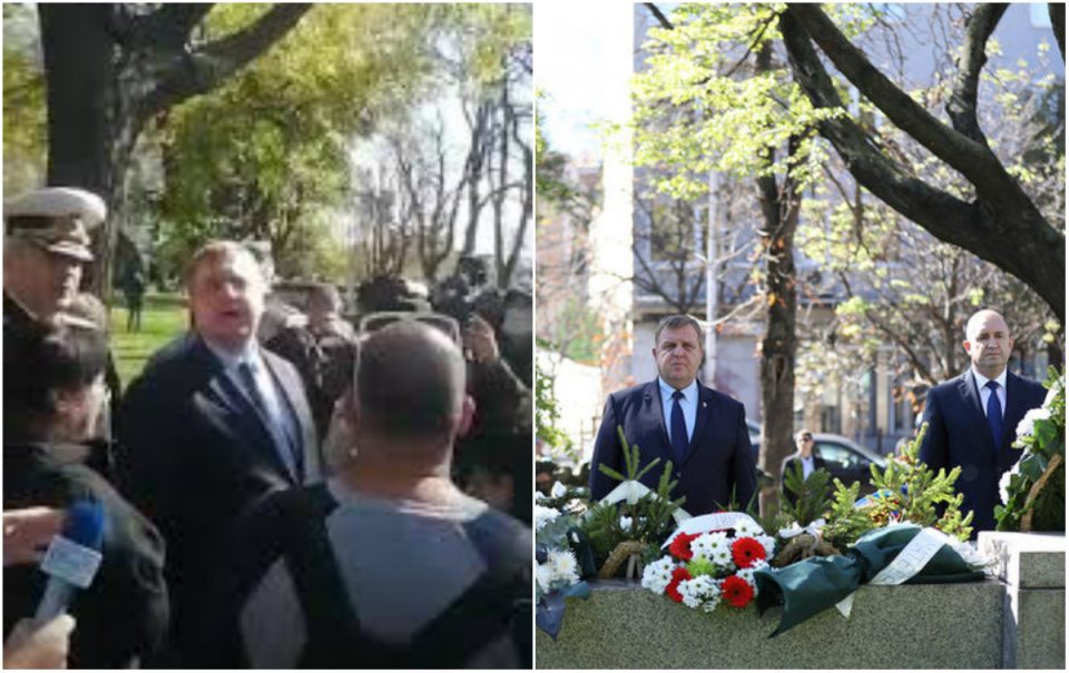 Демонстрант побара оставка, Каракачанов му одговори: Ти може да не си ја сакаш мајка ти
