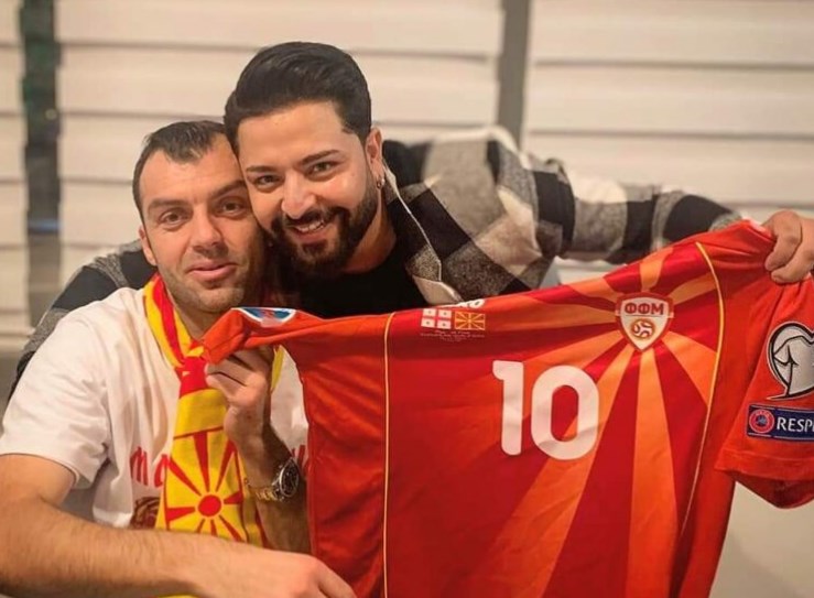 Eве кој го доби дресот на Пандев од мечот со Грузија