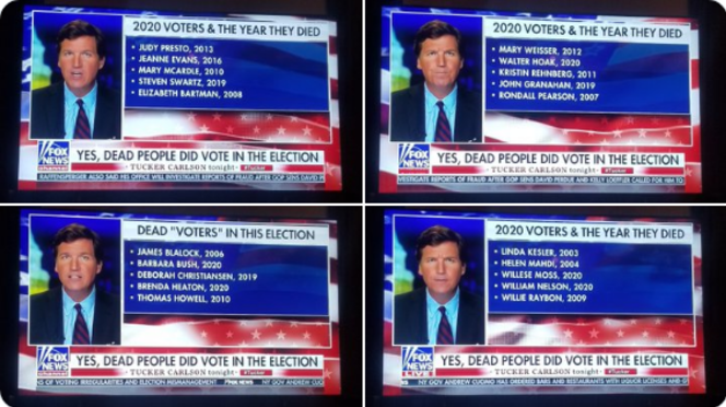 „Фокс њуз“ објави список на починати лица кои „гласале“ на претседателските избори во САД