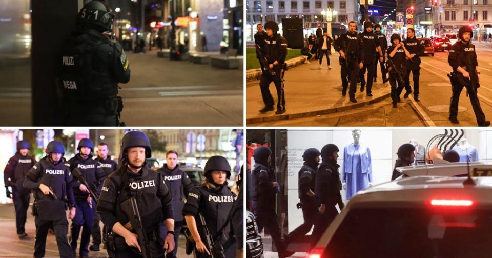 Терористички напад во Виена: Експлозија и пукотници во центарот на градот