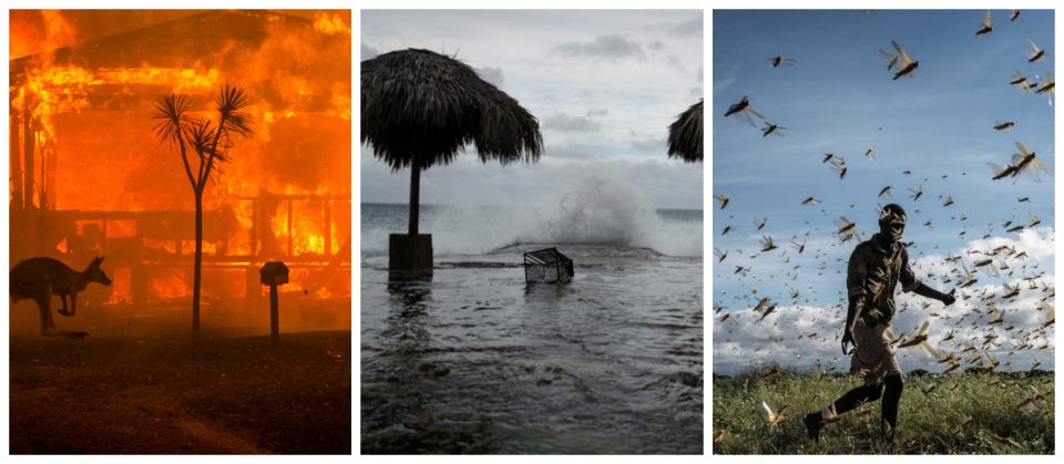 Пожари и урагани, поплави, наезда на скакулци – Десетте најскапи временски непогоди во 2020