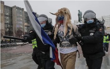 Протестант со рогови се појави и во Москва