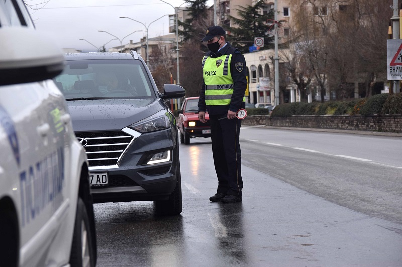 Од 114 казни во Скопје 30 биле за брзо возење, а 20 за возење без возачка