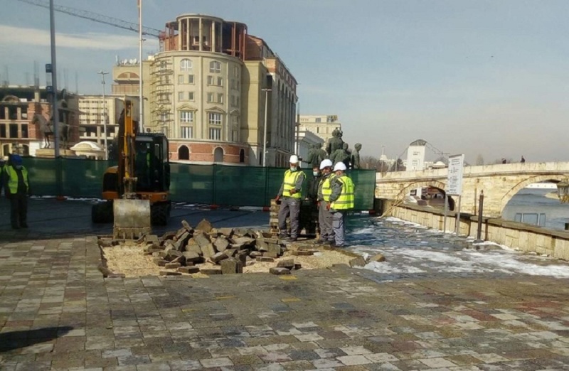 Денеска без вода Порта „Македонија“, ГТЦ и околните згради