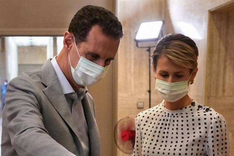 Сирискиот претседател и неговата сопруга имаат корона