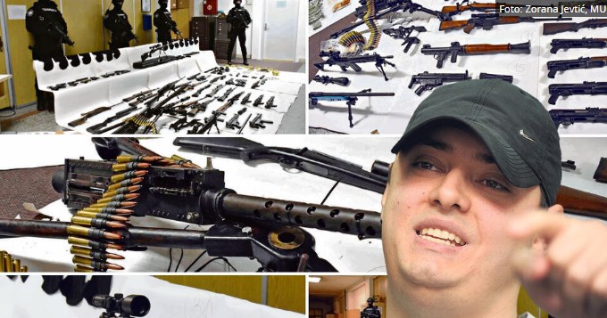 Оружјето најдено кај Веља пробива и блиндиран автомобил