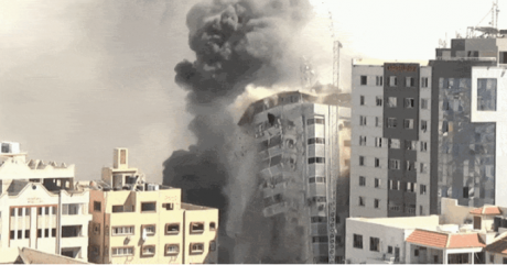 Израелците ракетираа зграда каде што се наоѓаат канцелариите на АП и Ал Џезира