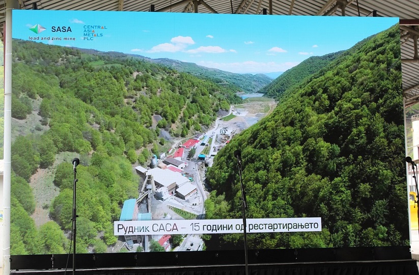 САСА одбележа 15 години од повторното отворање на рудникот