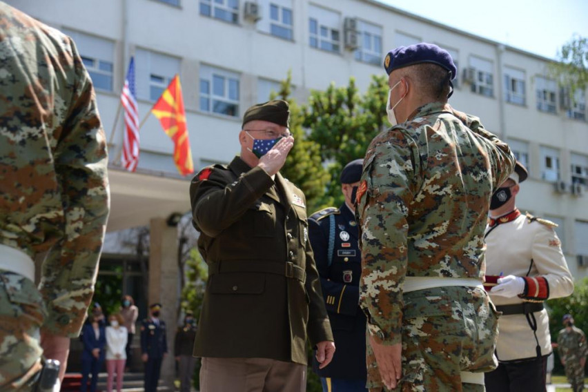 Висока делегација од Вермонт во посета на Генералштабот на АРМ