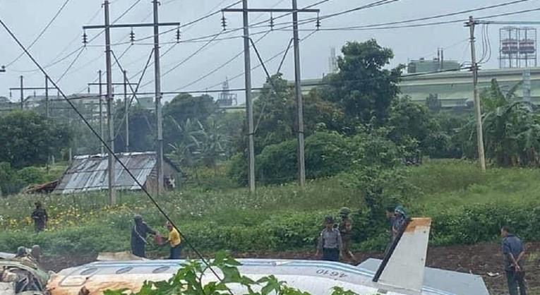 Преживеал пилотот на воен авион, што падна во Мјанмар и има 12 загинати