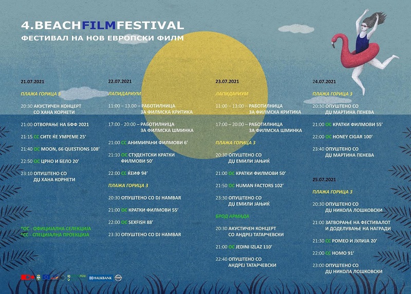 Утре почнува Beach Film Festival во Охрид