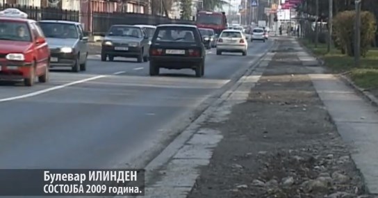 Сообраќаен хаос и дупки на улиците: Коце Трајановски покажа какво беше Скопје пред тој да стане градоначалник