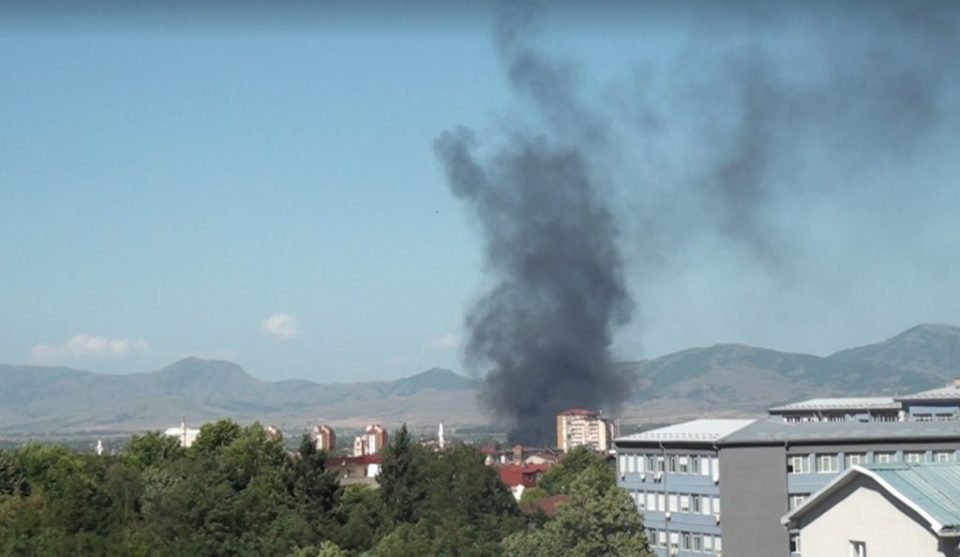 Голем пожар во Битола, гори индустрискиот дел на градот