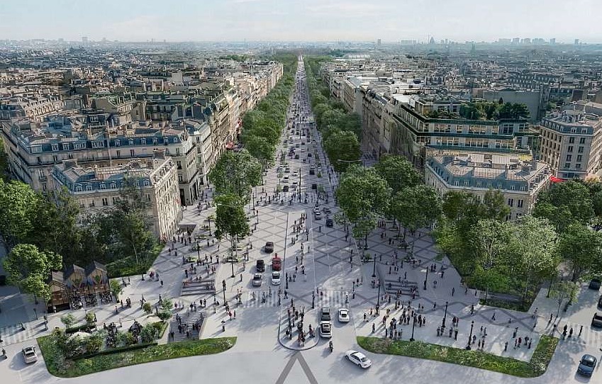 Париз ќе стане зелена метропола: 140.000 паркинг места ќе бидат претворени во градина и паркови
