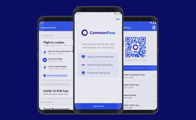 Објаснување: Симнете ја апликацијата common pass и внесете го кодот од сертификатот за вакцина