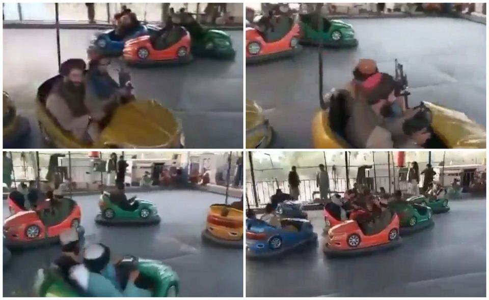 Откако си поиграа Талибанците го запалиле забавниот парк