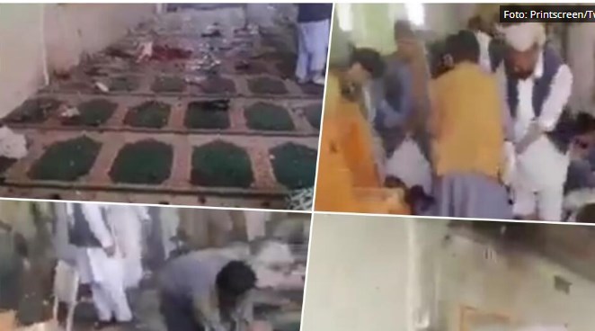 Авганистан не се смирува: Вознемирувачки снимки од експлозија во џамија