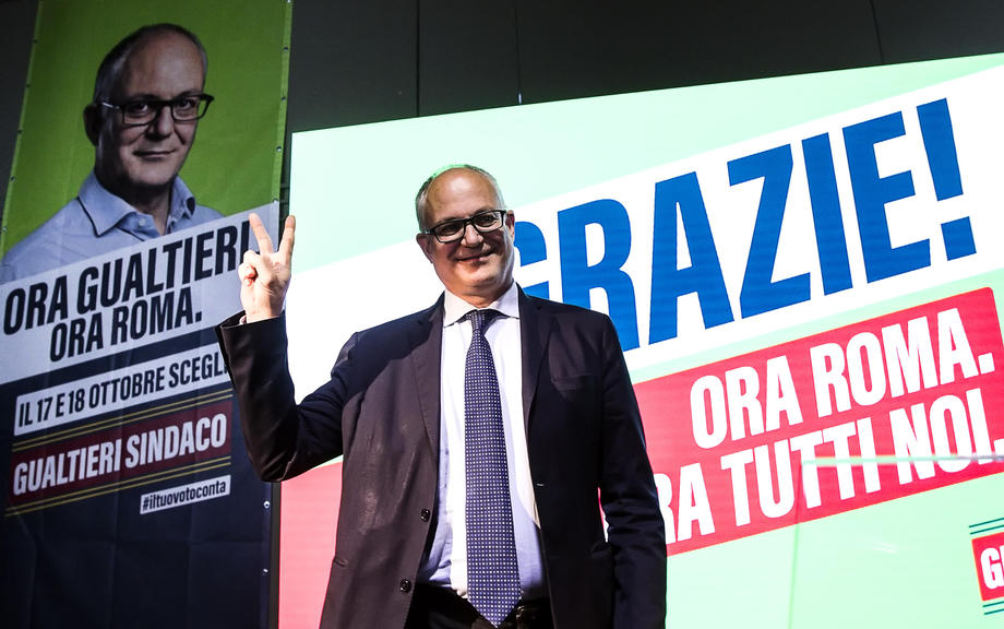 Кандидатот на левицата Роберто Галтиери е новиот градоначалник на Рим