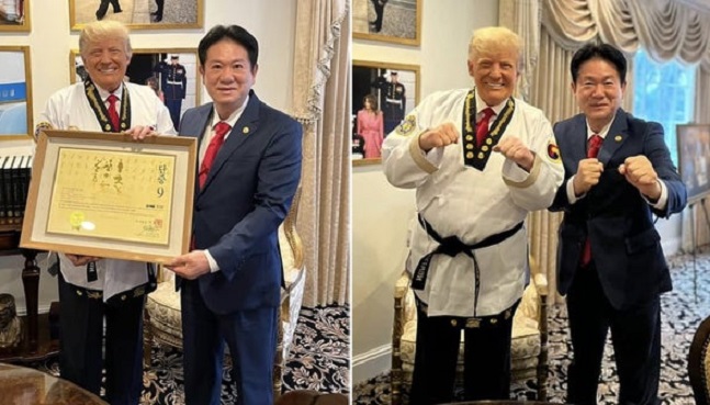 Доналд Трамп доби црн појас во теквондо