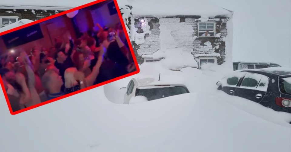 Снежна бура зароби 60 гости во кафуле: „Тука сме три ноќи, не сакаме да заминеме!“