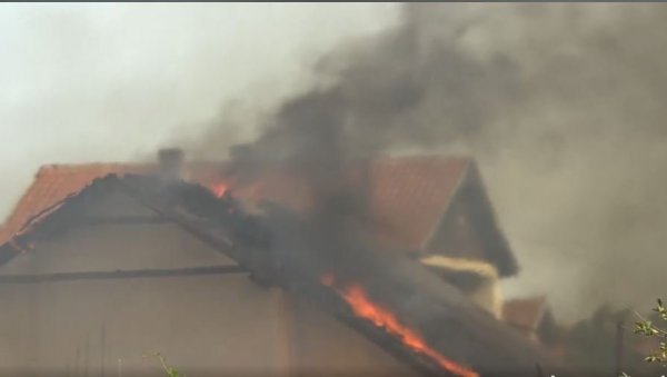 Непознат човек им ги запалил куќите на татко и син од Куманово