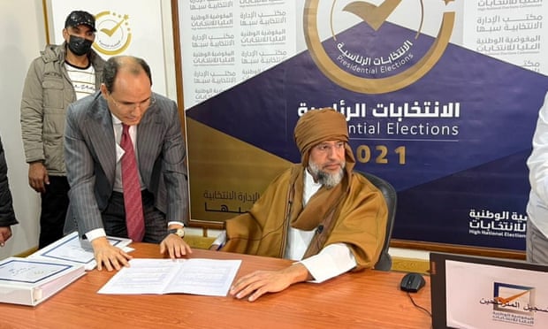 Синот на Гадафи влегува во претседателската трка