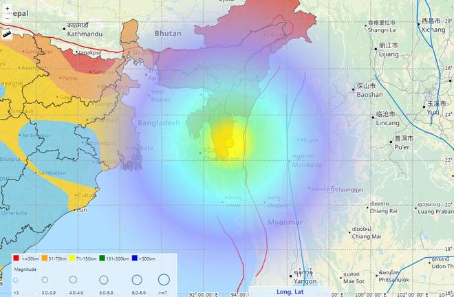 Силен земјотрес од 6,1 степени на границата меѓу Индија и Мјанмар