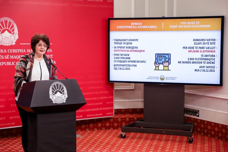Над 17 милиони евра за поддршка на проекти од Национален  интерес во културата за 2022