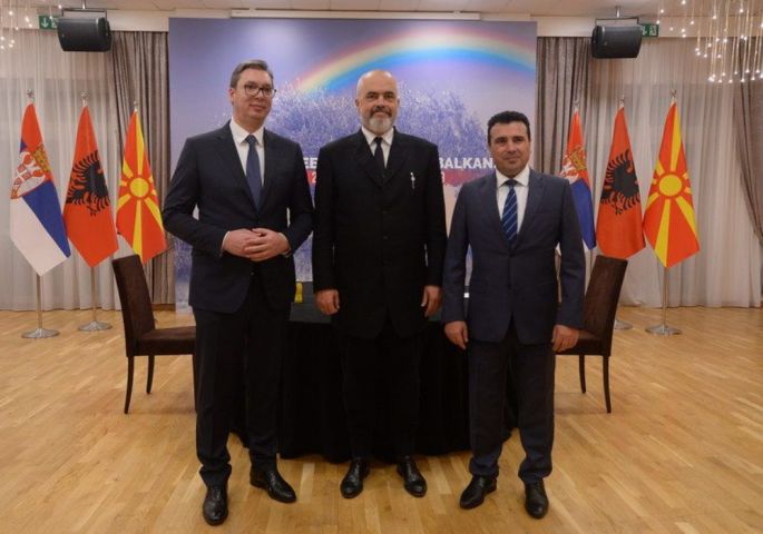 Заев, Вучиќ, и Рама бараат поддршка од Берлин за Отворен Балкан