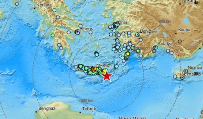 Нов силен земјотрес на Крит
