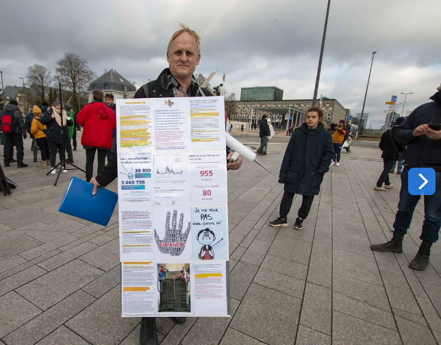 Насилен протест во Луксембург против корона мерките