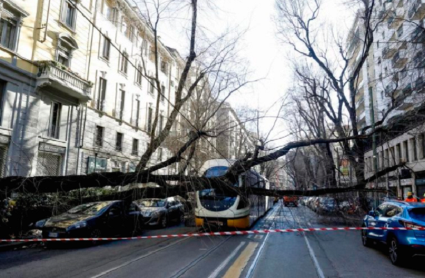 Силно невреме во Италија и Далмација, има повредени и штети