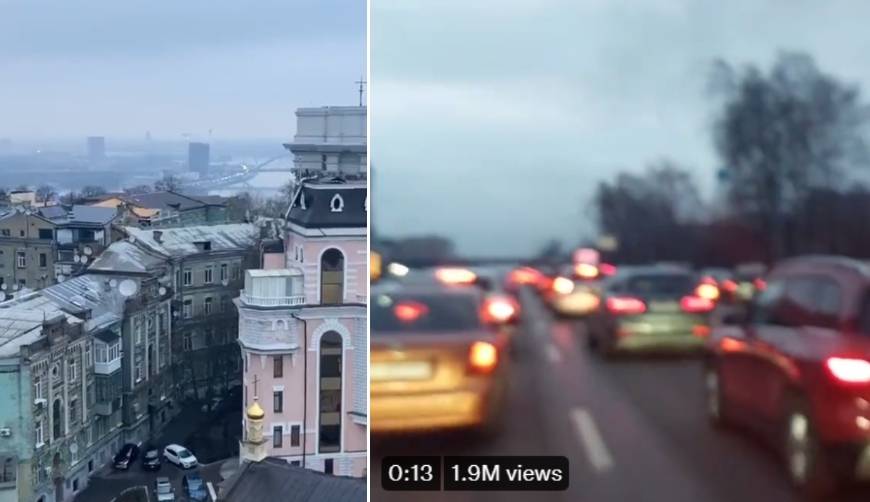 Ечат сирени, сообраќајот е во хаос: Што се случува утрово во Киев