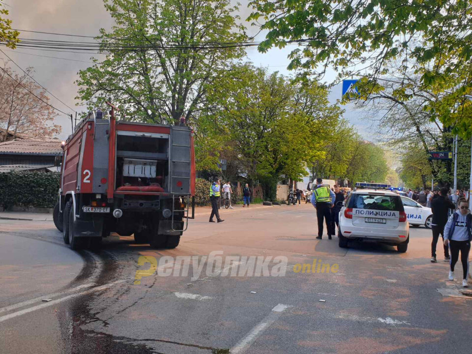 Досега нема пријава за повредени во пожарот кај „Треска“