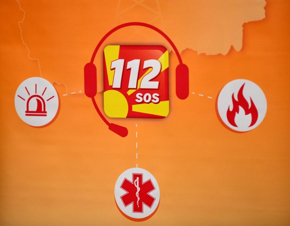 ЦУК: На бројот 112 се примаат во просек по 1.400 повици дневно