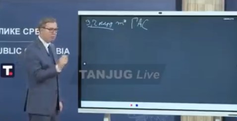 Вучиќ на табла објасни како ја спасил Србија од банкрот и зошто купениот гас го складираат во Унгарија