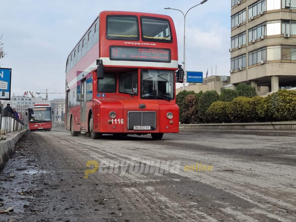 Јавниот превоз во Скопје во понеделник ќе сообраќа по неделен возен ред