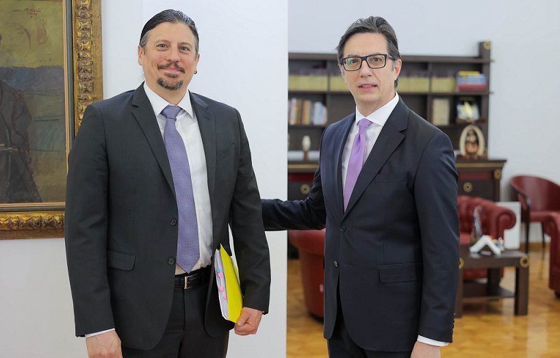 Средба на Пендаровски со глобалниот координатор за антикорупција на Стејт департментот