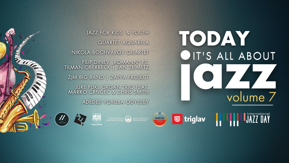 Целодневен џез хепенинг под наслов „Today It’s All About Jazz“ в недела во паркот „Ибни Пајко“