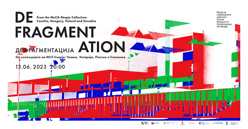 Вечерва во МСУ се отвора изложбата „Дефрагментација“ со дела од донирани од уметници од Чешка, Унгарија, Полска и Словачка