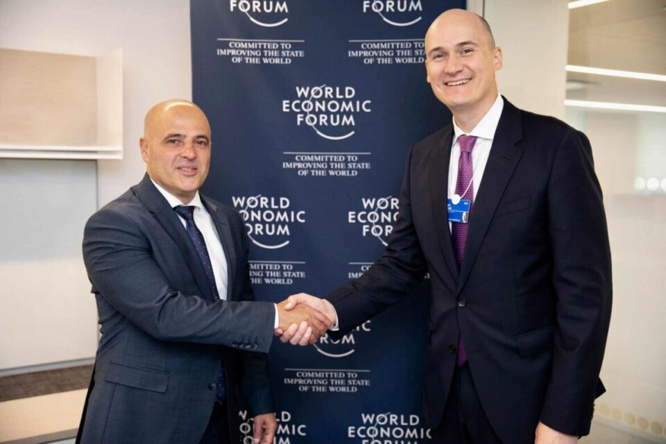Ковачевски – Душек: Соработката со Светскиот економски форум е посебно значајна за економските перспективи на Македонија